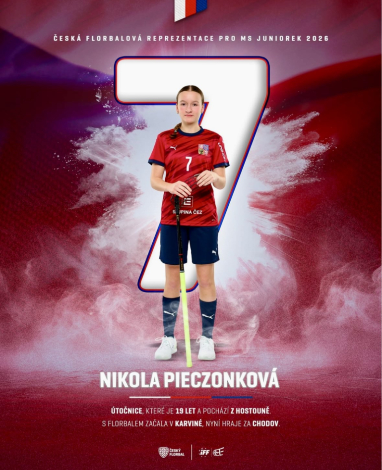 Nikola Pieczonková v reprezentaci ČR!